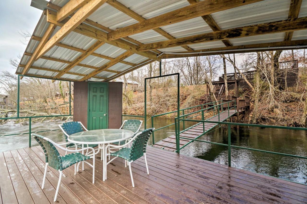 Cozy Heber Springs Cabin With Deck And Dock! Bagian luar foto